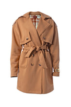 Load image into Gallery viewer, Blue Revival - Cassie Trench Coat - Latte