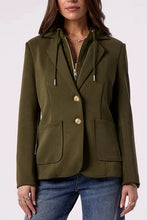 Load image into Gallery viewer, Blue Revival - Toasty Cable Hoodie Blazer - Forrest
