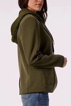 Load image into Gallery viewer, Blue Revival - Toasty Cable Hoodie Blazer - Forrest