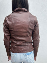 Load image into Gallery viewer, Mauritius Raizel Leather Jacket - Cappuccino
