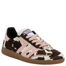 Load image into Gallery viewer, Back 70 - Cloud Cl Sneaker - Cow Brown White Pink