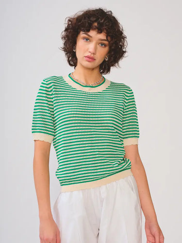 dRA - Cora Top - Green Stripe