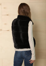 Load image into Gallery viewer, Dylan - Classic Fur Vest REVERSIBLE! - Black