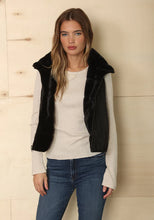 Load image into Gallery viewer, Dylan - Classic Fur Vest REVERSIBLE! - Black