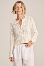 Load image into Gallery viewer, Velvet Daisy Carigan Sweater - Ivory