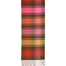 Load image into Gallery viewer, FRAAS - Multi Check Scarf - Safari Green