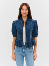 Load image into Gallery viewer, Six Fifty - Delancey Denim Peplum Jacket - Denim
