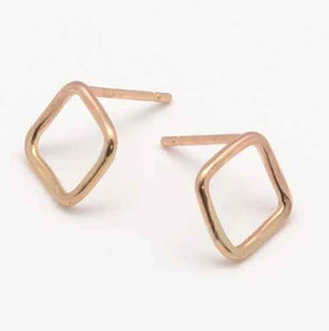 A Stone's Throw - Geo Studs - Square Earrings