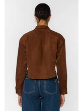Load image into Gallery viewer, Velvet Heart Enya Lightweight  Faux Shirt / Jacket - Chocolate