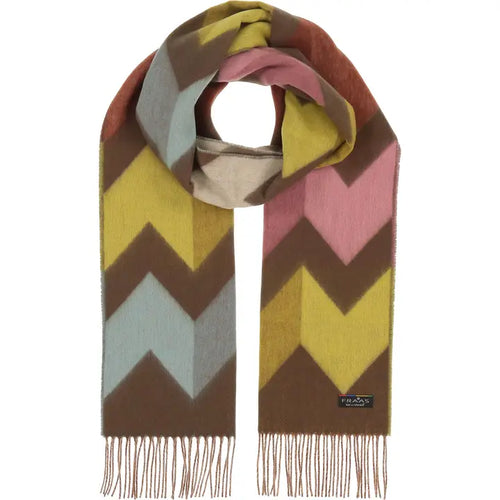 FRAAS - Chevron Scarf - Dark Olive