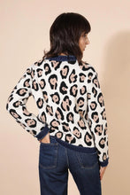 Load image into Gallery viewer, Cherry Chan Jacket Sweater - Leopard