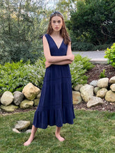Load image into Gallery viewer, Felicite - Smocked Dress - Navy