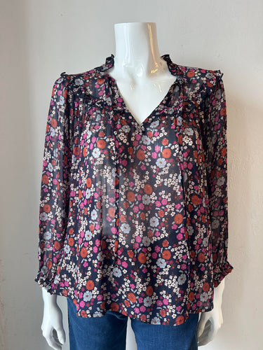 Melissa Nepton Yuri Top- Retro Floral