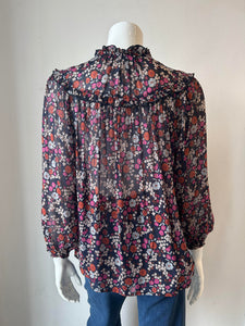 Melissa Nepton Yuri Top- Retro Floral