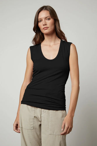 Velvet - Estina Tank - Black