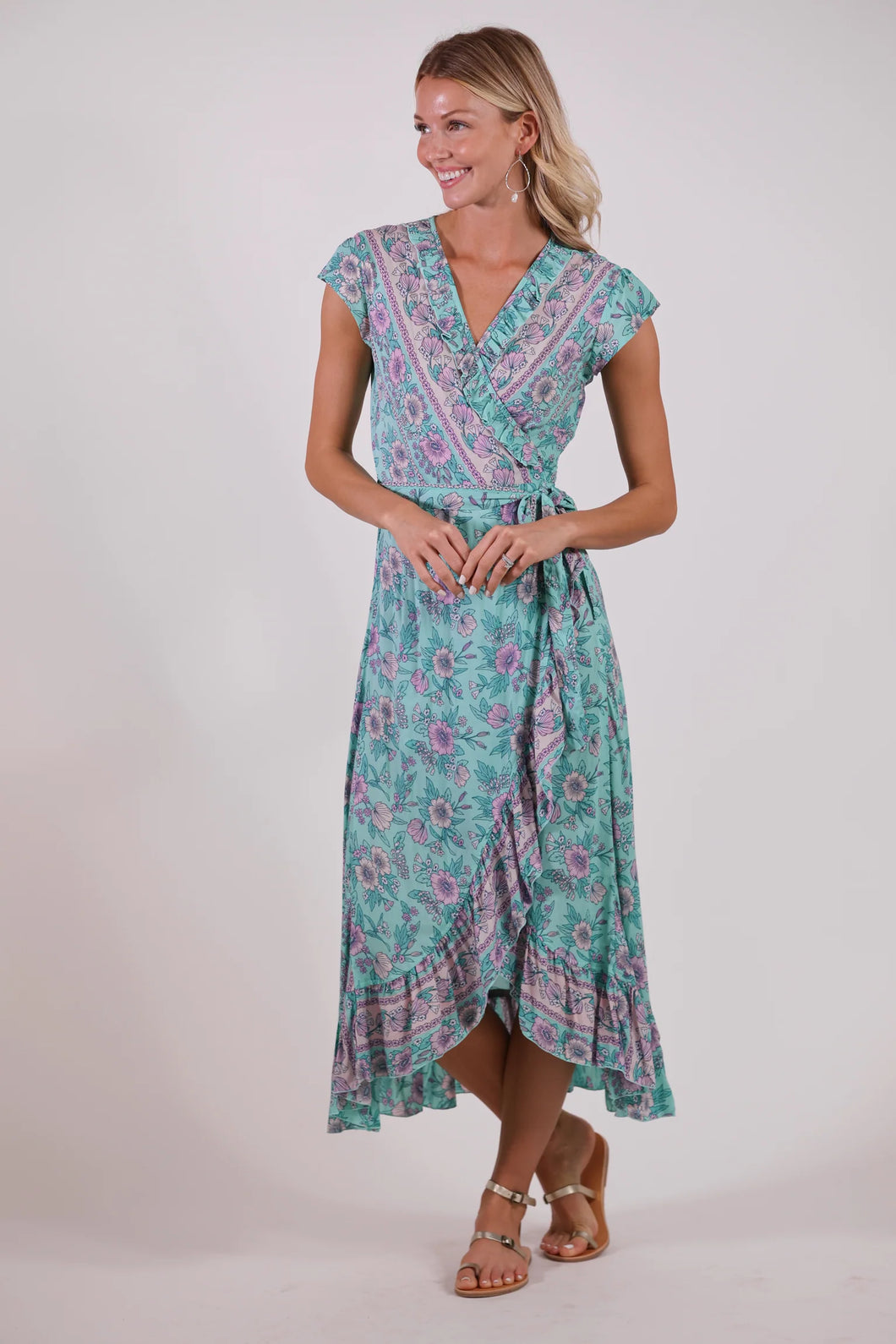 Sea Lustre - Havana Maxi Wrap Dress - Maui