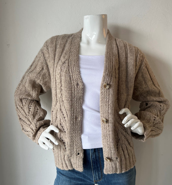 Velvet - Hazel Cardigan - Oat