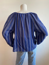 Load image into Gallery viewer, Velvet - Gianna L/S Boho Top - Navy