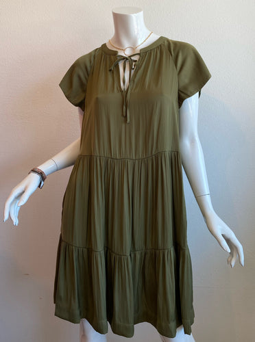 Sanctuary - Modern Babydoll Dress- Burnt Olive