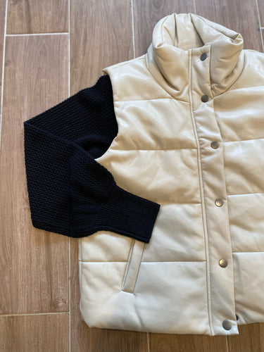 J.Society - Quilted Vest - Natural