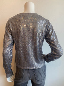 Sanctuary - Sparkle Together Top - Gunmetal