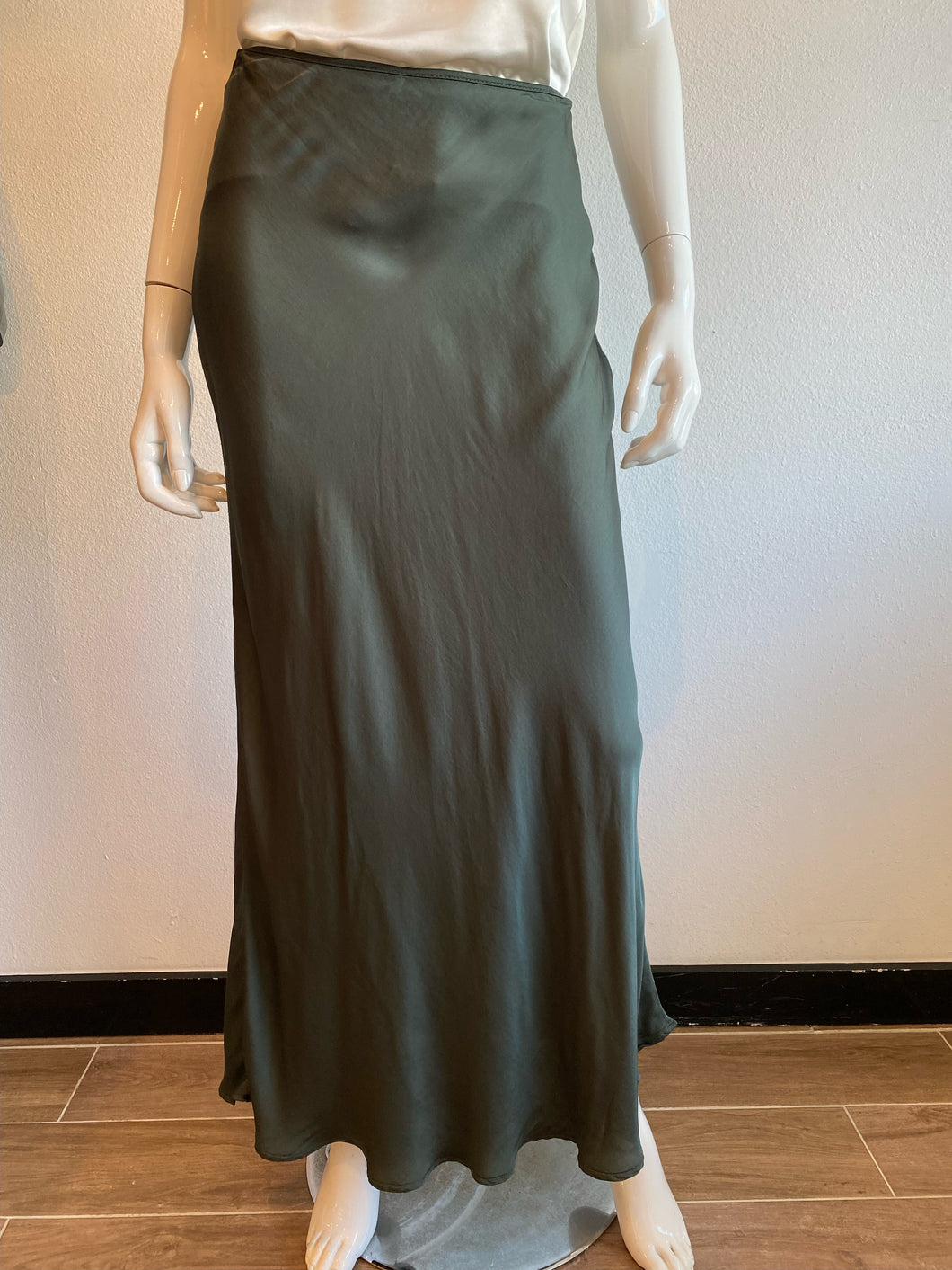 Velvet - Cadence Satin Skirt - Marsh