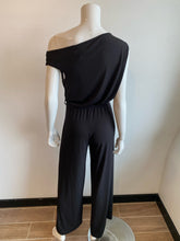 Load image into Gallery viewer, Ariella USA - Off Shoulder Wide Leg Jumpsuit W/Belt - Black