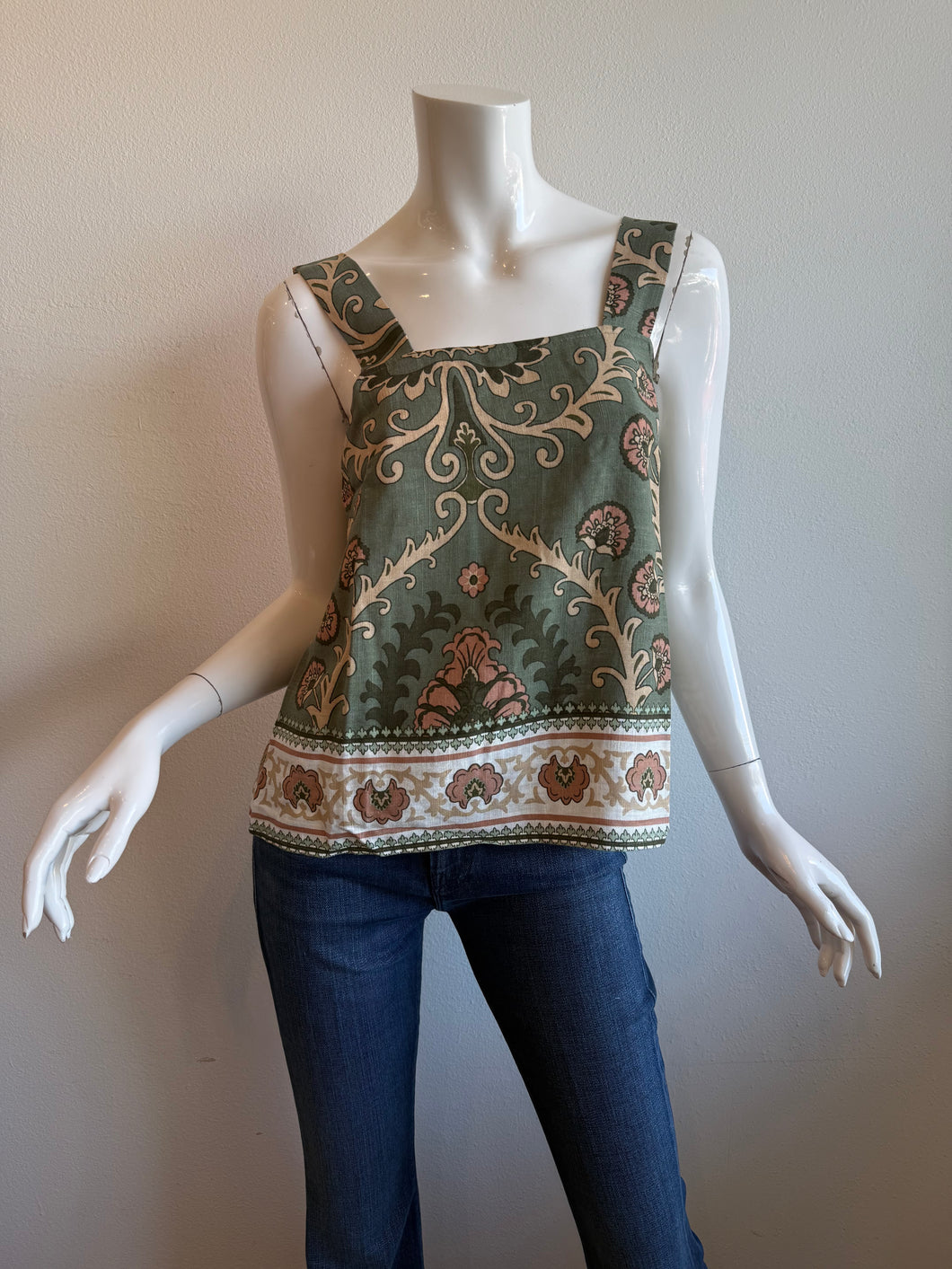 Sanctuary - Button Back Cami - Mezo Sage
