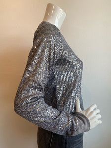 Sanctuary - Sparkle Together Top - Gunmetal