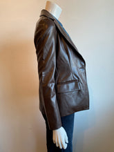 Load image into Gallery viewer, J.Society - Blazer with Detachable Denim - Chcolate