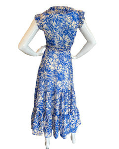 Lavender Brown - Giselle Maxi Dress - Blue/Ivory