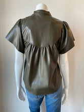 Load image into Gallery viewer, Melissa Nepton - Lani Vegan Top - Dark Khaki