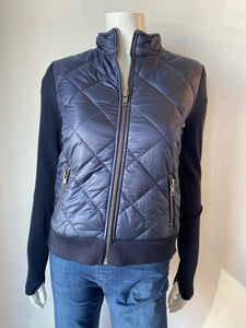 J. Society - Quilted Puffer Jacket - Navy