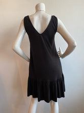 Load image into Gallery viewer, Lilla P - Knotted Peplum Dress - Black
