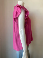 Load image into Gallery viewer, Melissa Nepton - Sacha Cotton Guaze Top - Summer Pink