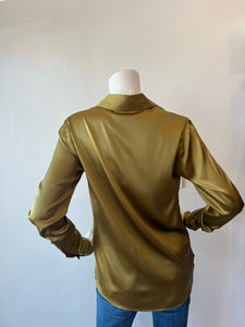 Gold Hawk- Madison Blouse - Chartreuse