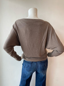 Velvet - Selmy L/S Dolman Top - Mocha