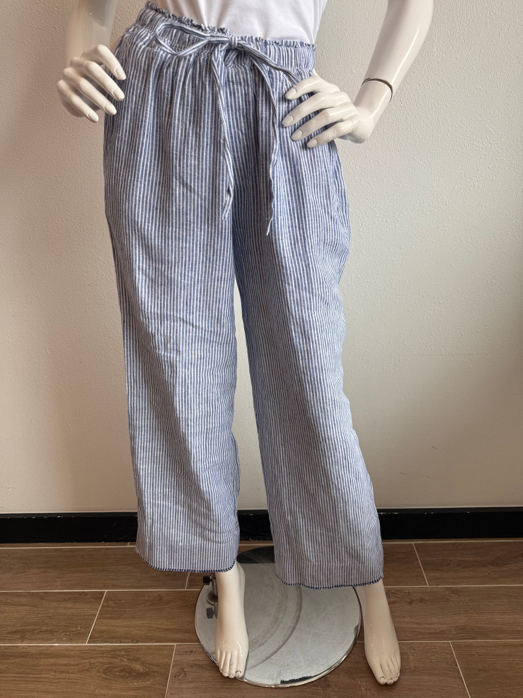 Melissa Nepton - Kauri Pant - Navy Stripe