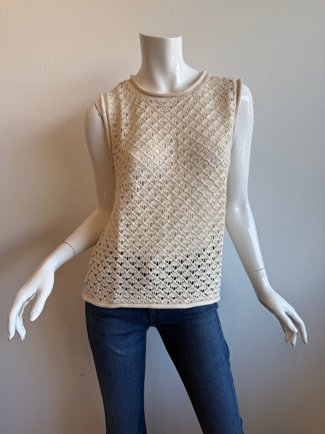Sanctuary - Open Stitch Shell - Eco Natural