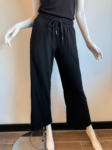 Mila - Cropped Palazzo - Black