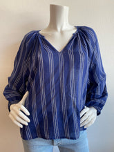 Load image into Gallery viewer, Velvet - Gianna L/S Boho Top - Navy