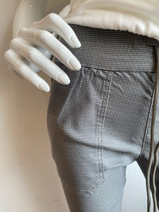 Flog - Tali Jogger Style Pants - Lt. Grey Herringbone