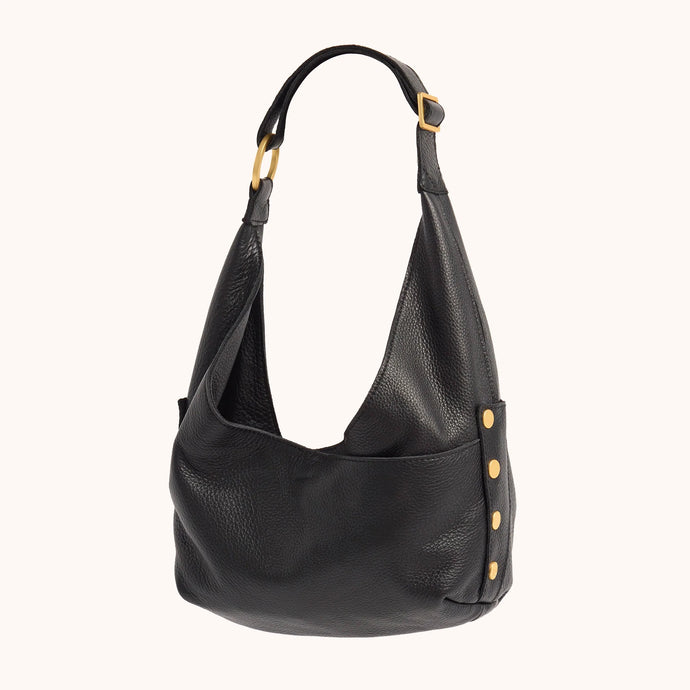 Hammitt - Tom Zip Med - Black/Gold/Red Zip