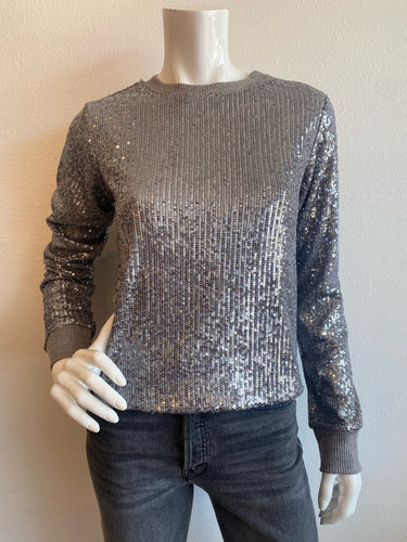 Sanctuary - Sparkle Together Top - Gunmetal