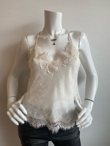 Gold Hawk - Lucy Velvet Camisole - Dove