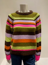 Load image into Gallery viewer, Velvet - Nessie Stripe Crew Sweater - Multi