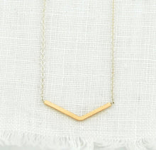 Load image into Gallery viewer, A Stone&#39;s Throw - Winging It - Gold Filled Necklace