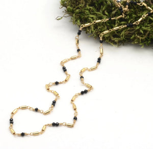 A Stone's Throw - Tuvana Black Spinel - Necklace