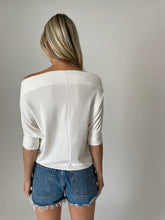 Load image into Gallery viewer, Six Fifty Clothing - Short Sleeve Anywhere Top - Ivory