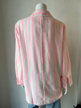 Load image into Gallery viewer, Melissa Nepton - Sydney L/S Stripe Shirt - Coral Neon